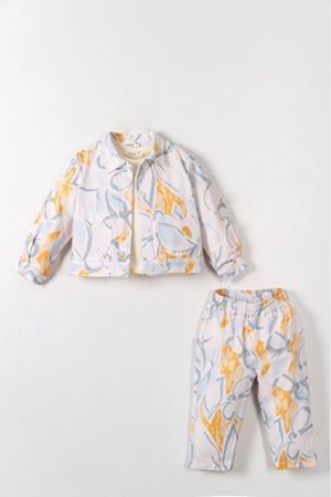 NK Kids 31613 POWDER CEKET 1/4 Krem-mavi