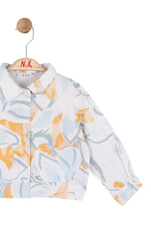 NK Kids 31613 POWDER CEKET 1/4 Krem-mavi