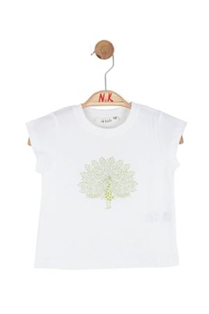 NK Kids 31626 TAVUS KUŞU T-SHIRT 1/4 Ekru