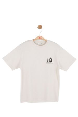 NK Kids 41301 MOUNT T-SHIRT 8/14 KREM-HAKİ