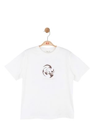 NK Kids 41306 CIRCLE TSH. 8/14 Ekru/kahve