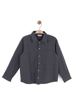 NK Kids 41327 OPAL GÖMLEK 8/14 Antrasit