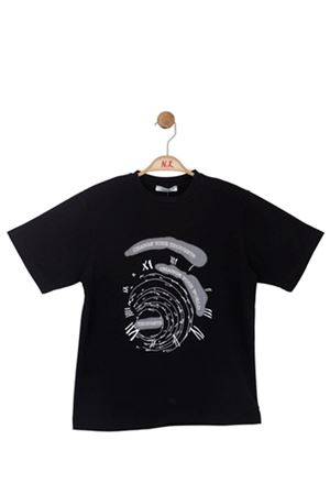 NK Kids 41338 LABİRENT T-SHIRT 8/14 Siyah