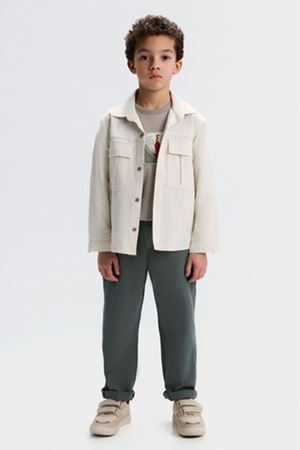 NK Kids 41523 SPACE GÖMLEK 4/8 Krem