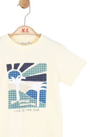 NK Kids 41600 SUN T-SHIRT 1/4 Sarı