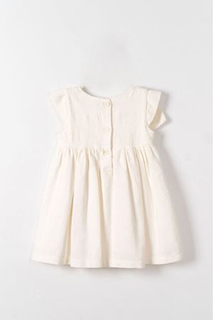 NK Kids 71601 FİYONKLU ELBİSE 1/4 EKRU