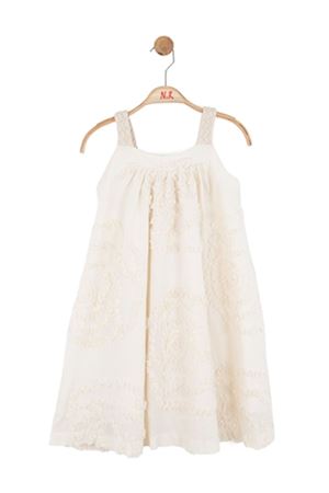 NK Kids 71503 WIND ELBİSE 4/8 KREM