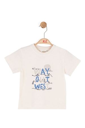 NK Kids 41629 WEST T-SHIRT 1/4 Krem