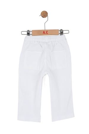 NK Kids 61603 WALNUT PANTOLON BEYAZ 1/4