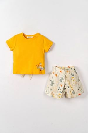 NK Kids 51607 SUNFLOWER ŞORT 1/4 KREM