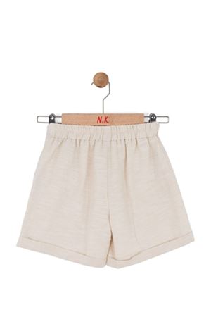 NK Kids 51358 PALMİYE ŞORT KREM 8/14