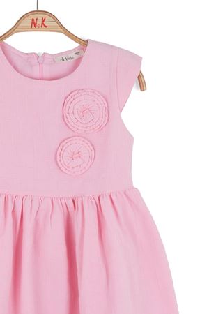 NK Kids 71513-CANDY ELBİSE 4/8 PEMBE