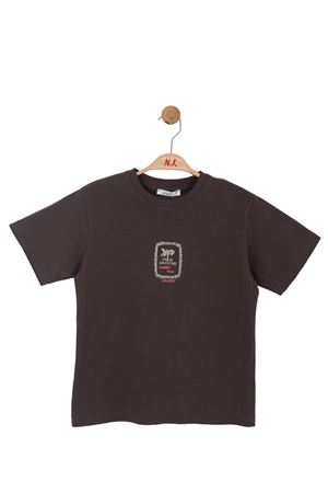 NK Kids41530-SUMMER PALM T-SHIRT 4/8 KAHVE