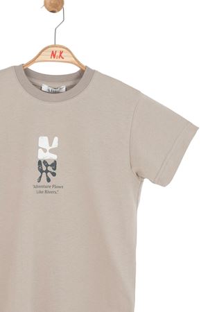 NK Kids 41515-RIVER T-SHIRT 4/8 VİZON