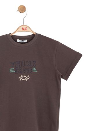 NK Kids 41510-MİNERAL T-SHIRT 4/8 KAHVE