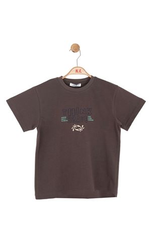NK Kids 41510-MİNERAL T-SHIRT 4/8 KAHVE