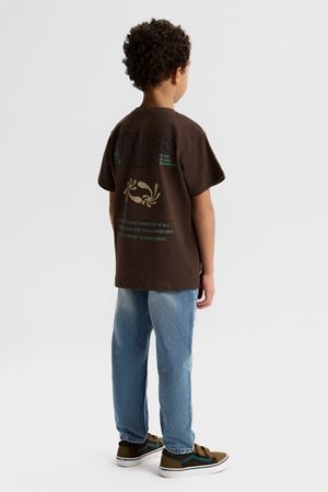NK Kids 41510-MİNERAL T-SHIRT 4/8 KAHVE
