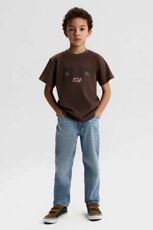 NK Kids 41510-MİNERAL T-SHIRT 4/8 KAHVE
