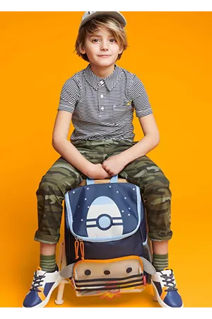 Skip Hop Roket Desenli Çocuk Büyük Boy Sırt Çantası