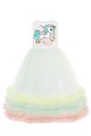 KIDS GARDEN MİNT UNICORN ELBİSE 