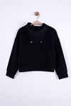 NK KIDS 35354-PAINT SWEAT 8/14 SİYAH