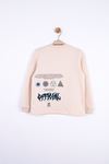 NK KIDS 45303-SHAPES SWEAT KREM*YEŞİL 8/14