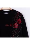 NK KIDS 33558-ETEĞİ BÜZGÜLÜ SWEAT 4/8