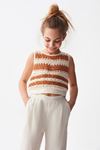 NK KIDS 36380-SOLDIER BLUZ 8/14 KREM/ORANJ