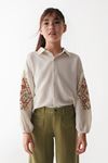 NK KIDS 36417-KANEVİÇE GÖMLEK 8/14 KREM