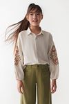 NK KIDS 36417-KANEVİÇE GÖMLEK 8/14 KREM