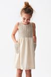 NK KIDS 76313-BOTANİK JİLE ELBİSE 8/14 