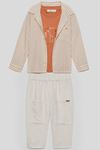 NK Kids 48610 CAPTIAN GÖMLEK VİZON 1/4