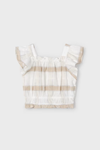 MAYORAL 03183-27 BEJ EKOSELİ KETEN BLUZ  