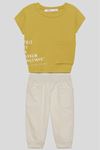 NK 38608 MESSAGE T-SHIRT 1/4 YEŞİL