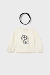 MAYORAL 02078-26 MAKYATO KREM SWEATSHIRT 1/3 YAŞ
