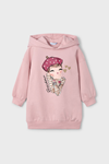 MAYORAL 04928-61 PEMBE ELBISE-KAPISONLU-POLAR  