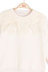 NK Kids 39511 KELEBEK İŞLEMELİ SWEAT 4/8 EKRU