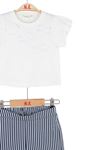 NK Kids 11603 MARE TAKIM 1/4 Ekru-Lacivert