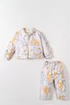 NK Kids 31613 POWDER CEKET 1/4 Krem-mavi