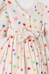 NK Kids 71604 MACARON ELBİSE 1/4 KREM