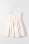 NK Kids 71601 FİYONKLU ELBİSE 1/4 EKRU