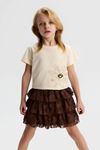 NK Kids 51523-BROWNIE ETEK 4/8 KREM