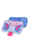 Skip Hop Zoo Kelebek Desenli Bölmeli Çocuk Beslenme Kabı Kiti